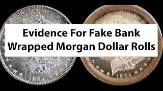 FAKE Morgan Dollar Bank Wrapped Rolls Ebay And Online