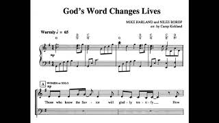 GOD'S WORD CHANGES LIVES | DEMO | SATB | Song Offering