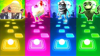 Coffin Dance vs Chicken Song vs Crazy Frog vs Alien Dance | Tiles Hop EDM Rush