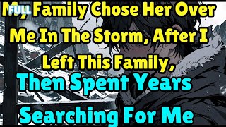 My Family Chose Her Over Me in the Storm, after I Left This Family,Then Spent Years Searching for Me