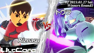 UltCore Second[WR5] Rizeasu(格闘Mii) VS トウラ(サムス) #スマブラSP