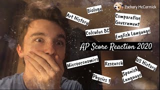 AP Score Reaction 2020 (10 AP SCORES!)