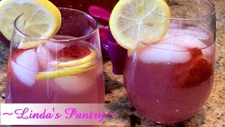 ~Pink Moscato Lemonaid With Linda's Pantry`