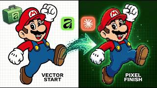I Created a Script to Convert Vector to Pixel Art in Affinity with Claude MCP