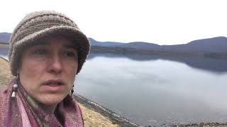 Pre-water song nebi wabo ceremony on Ashokan Reservoir