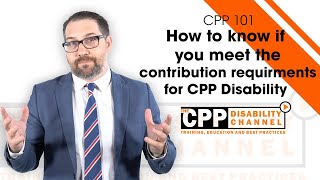 CPP disability | How to know if you meet the contribution requirements