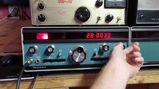 Heathkit SB-104A Tune around....