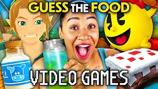 Guess The  Game From The Food Challenge! | People vs Food