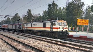 12459 NEW DELHI - AMRITSAR INTERCITY EXPRESS ARIVING KURUKSHETRA RAILWAY STATION