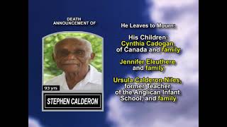 Stephen Calderon Long Obituary