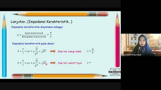 Kuliah Gelombang Impedansi, Refleksi dan Transmisi Gelombang - Lengkap Pembahasan Latihan Soal