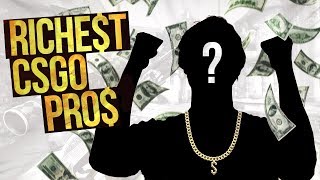 CS:GO - TOP 10 RICHEST PRO PLAYERS! (WON THE MOST PRIZE MONEY!)