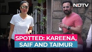 Kareena Kapoor, Saif Ali Khan And Taimur's Day Out