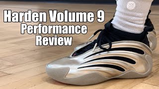 IS THIS THE BEST HARDEN SHOE YET? ADIDAS HARDEN VOLUME 9 PERFORMANCE REVIEW!