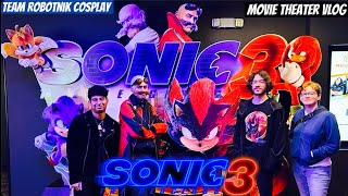 SONIC MOVIE 3 PREMIERE: TEAM ROBOTNIK GOES TO SEE SONIC 3! (MOVIE THEATER VLOG) #SonicMovie3