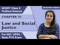 Law and Social Justice Full Chapter Class 8 Civics | CBSE Class 8 Chapter 10 By Educator Avinash