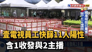 壹電視員工快篩11人陽性 含1收發與2主播－民視新聞