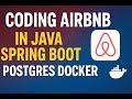 Live Coding airbnb | Spring boot | java | postgres | docker