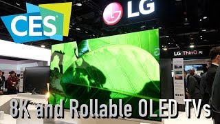 LG 88 inch 8K and Rollable OLED TVs, plus C9, E9, W9 Models at CES 2019