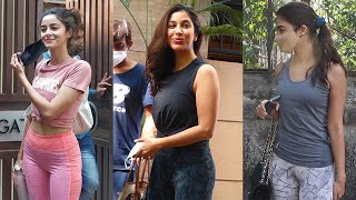 Bollywood Actress In H0T GYM 0UTFIT snapped By Media On Mumbai Road's