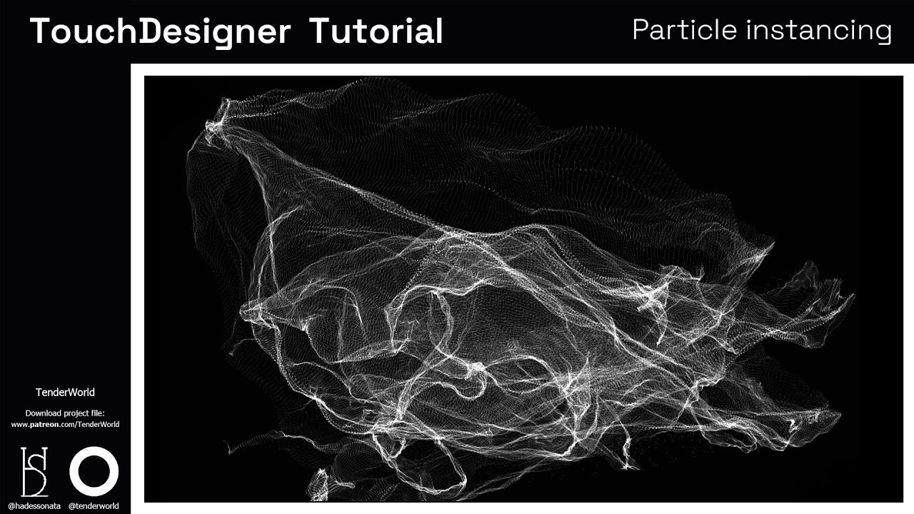 Abstract Animated Particles Touchdesigner Particle Tutorial Youtube