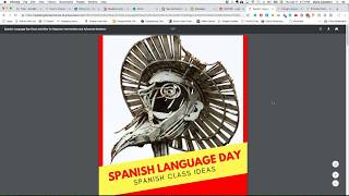 Spanish Language Day Class Activities