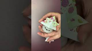 [DIY]Origami paper Kabuto/Easy&Cute Craft