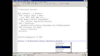 Oracle E-Business Suite (Oracle Apps) - Technical - Demo