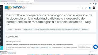 Capacitación Docente Unidad 1, actividad 1.