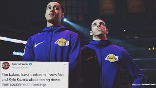 Lonzo Ball And Kyle Kuzma In Trouble With The Lakers? | Asked To Stop The Social Media “BEEF”