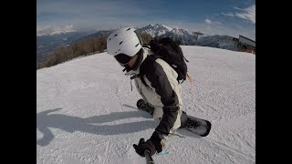 Snowboarding Plan de Corones Kronplatz  GoPro pole HD
