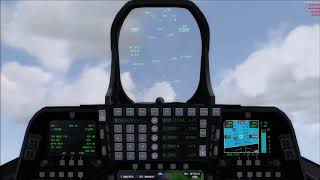 Flying the P3D F-22 Raptor