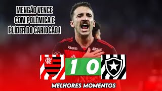 MENGÃO VENCE E É LÍDER | Flamengo 1 x 0 Botafogo | Melhores Momentos | Carioca 2025