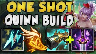 SPAM THIS QUINN BUILD TO ONE SHOT SQUISHIES! (CRAZY DAMAGE) - League of Legends