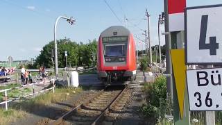 Station Norddeich Mole and Norddeich - terminus at sea