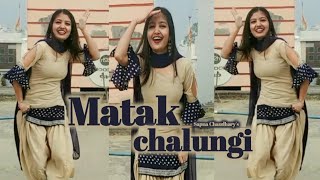 Matak chalungi dance cover by Simran Singh | Sapna Chaudhary | Aman jaji | Haryanvi song