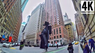 ⁴ᴷ⁶⁰ Downtown Manhattan New York City Walking Tour 2020 | One World Trade Center to William Street