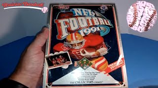 Time Travel Tuesday! 1991 Upper Deck Football Hobby Box - Brett Favre RC