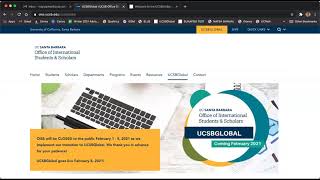 UCSBGlobal: How To Log In