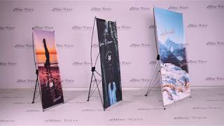 X Frame Banner Stand Setup: Lightweight and Easy-to-Assemble Display Guide