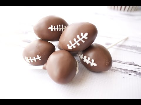 Football cake pops EASY Football cake pops EASY