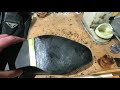 how to repair a half rubber sole ソールの修理 ラバーハーフソール