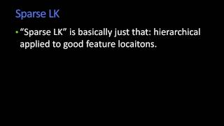Sparse LK