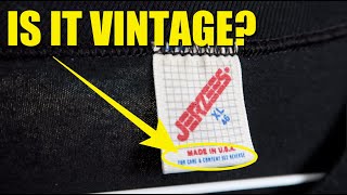 How To Identify Vintage JerZees T-shirt Tags