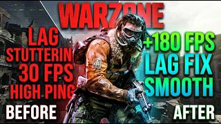 Warzone - NEW Settings to FIX Lag, Stutter & FPS Drops 📈 Ultimate FPS Boost 2026