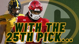 Who Will The Green Bay Packers Select At Pick 25 In The 2024 NFL Draft???