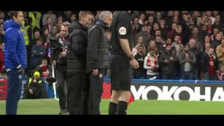 Antonio Conte fight vs Jose Mourinho 13-3-2017