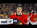 GOTTA SEE IT: Blackhawks' Connor Bedard Tucks In Wraparound For First Career NHL Goal