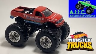 #Custom #HotWheels #MonsterJam #Monster Firestone Wilderness Custom Hot Wheels Monster Truck Review