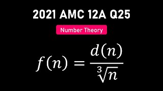 2021 AMC 12A Problem 25 (Number theory)